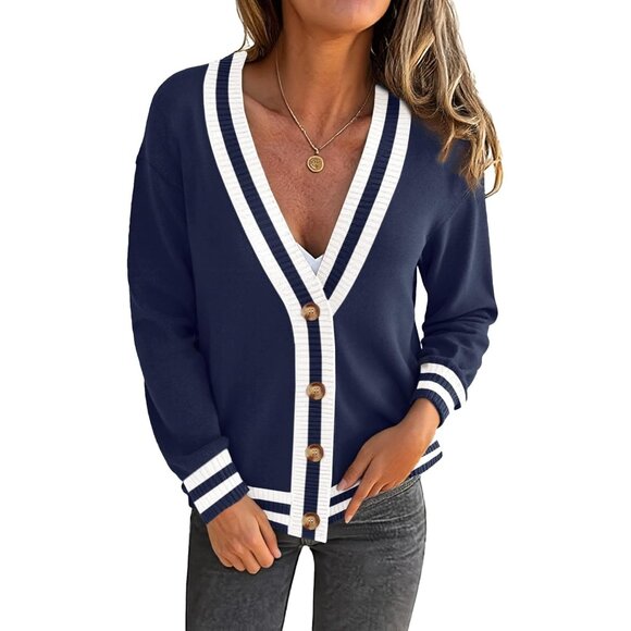 Women's Soft Knit Cardigan Sweater Large Open Front Long Sleeve Casual - Picture 1 of 6